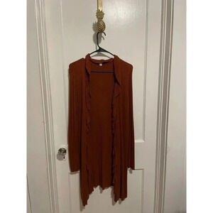INC International Concepts Women's Size Medium Viscose Maxi Cardigan